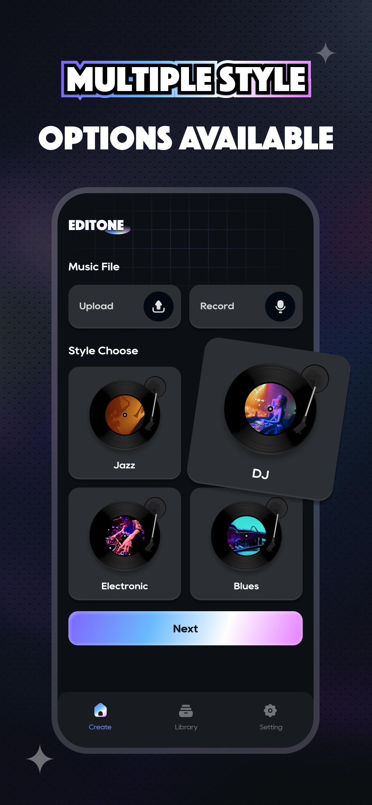 Style conversion interface preview