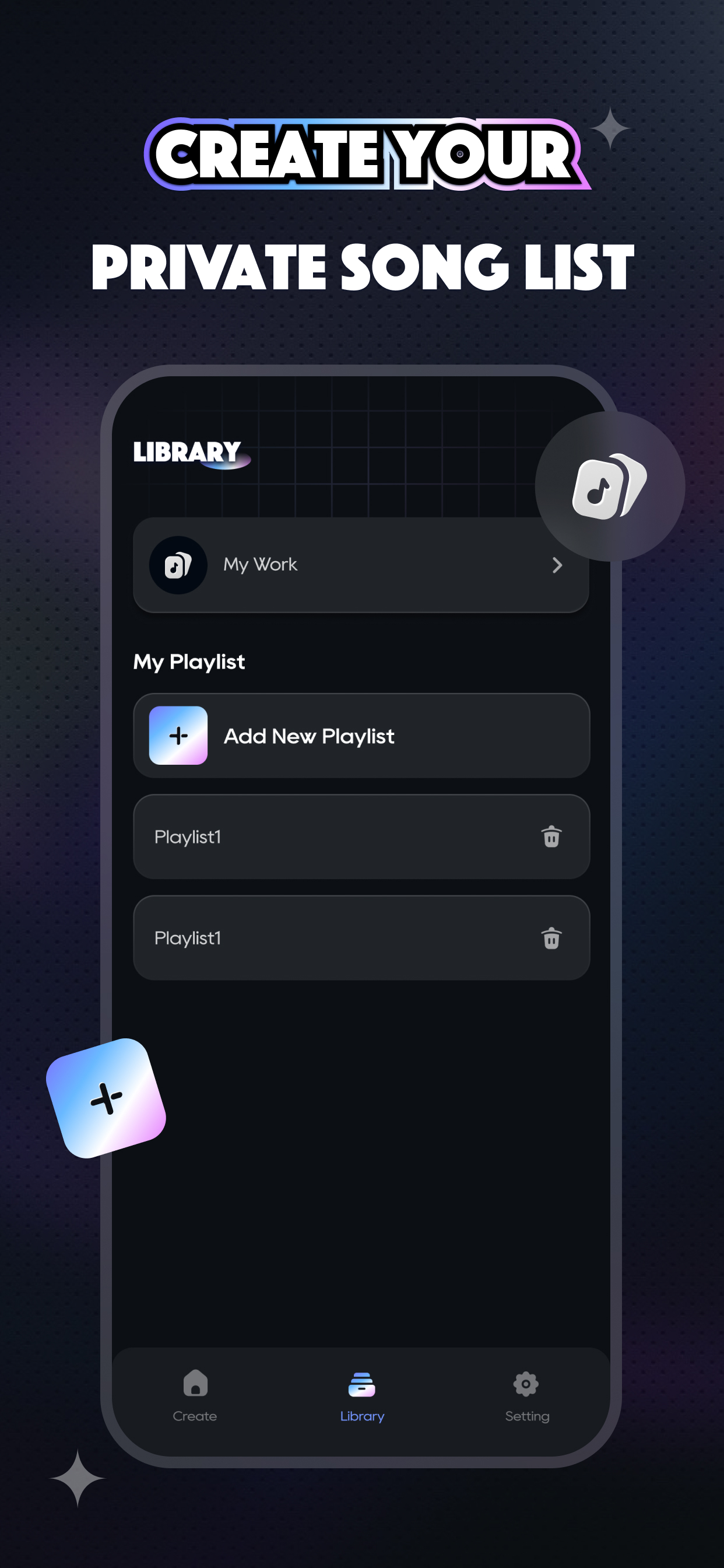 Music generation result preview